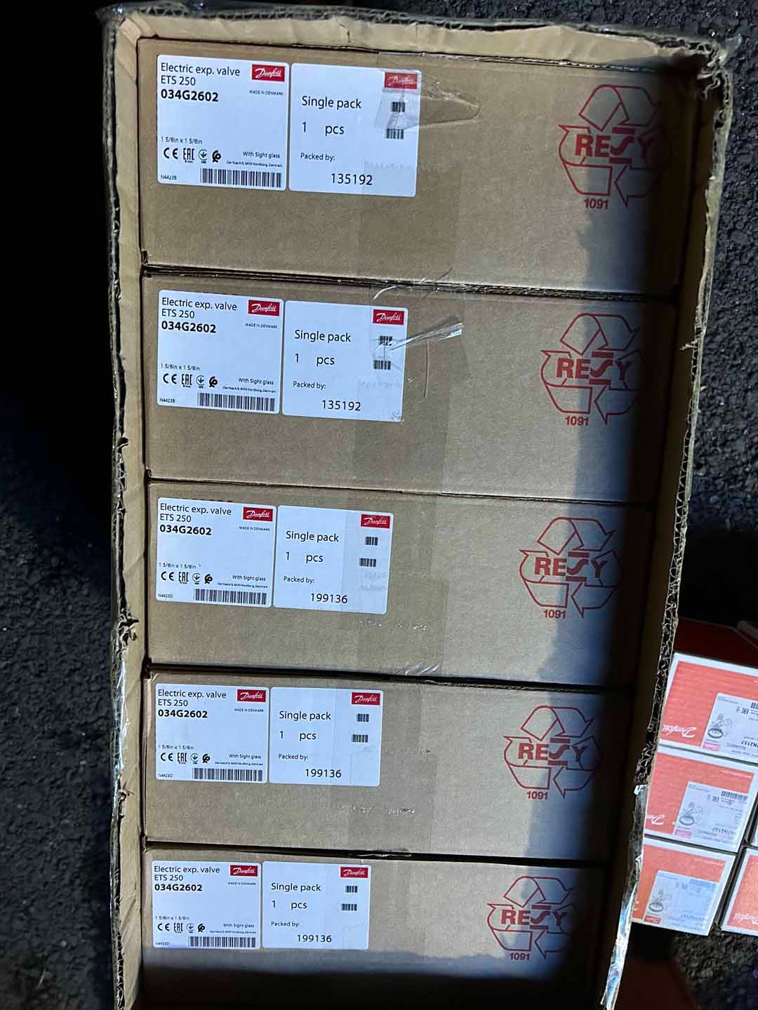 Danfoss Electric exp. valve ETS250 034G2602