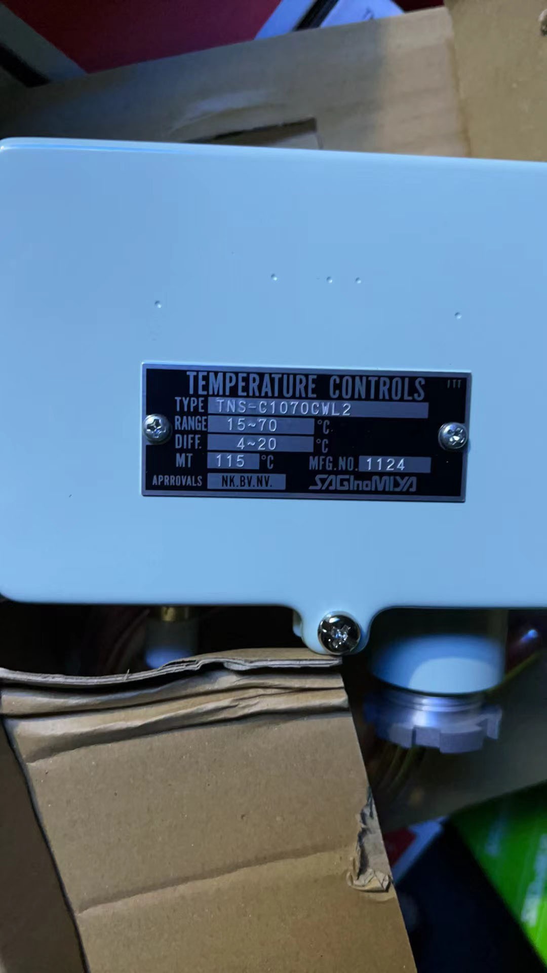 Saginomiya Temperature Controls TNS-C1070CWL2